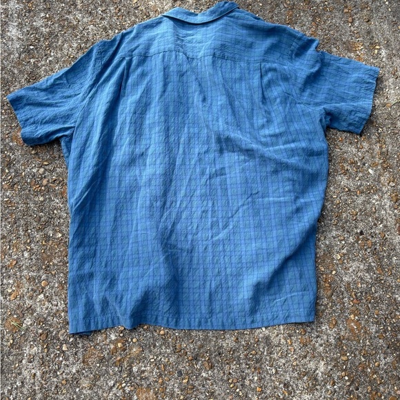 5.11 Tactical Casual Blue Button Down Shirt Concealed Pocket size 2X - Picture 4 of 5